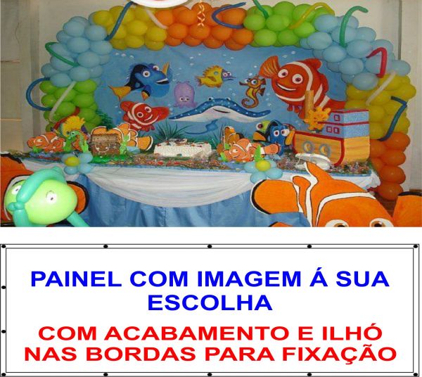 Painel 1,5x1,0 para decoração de festas